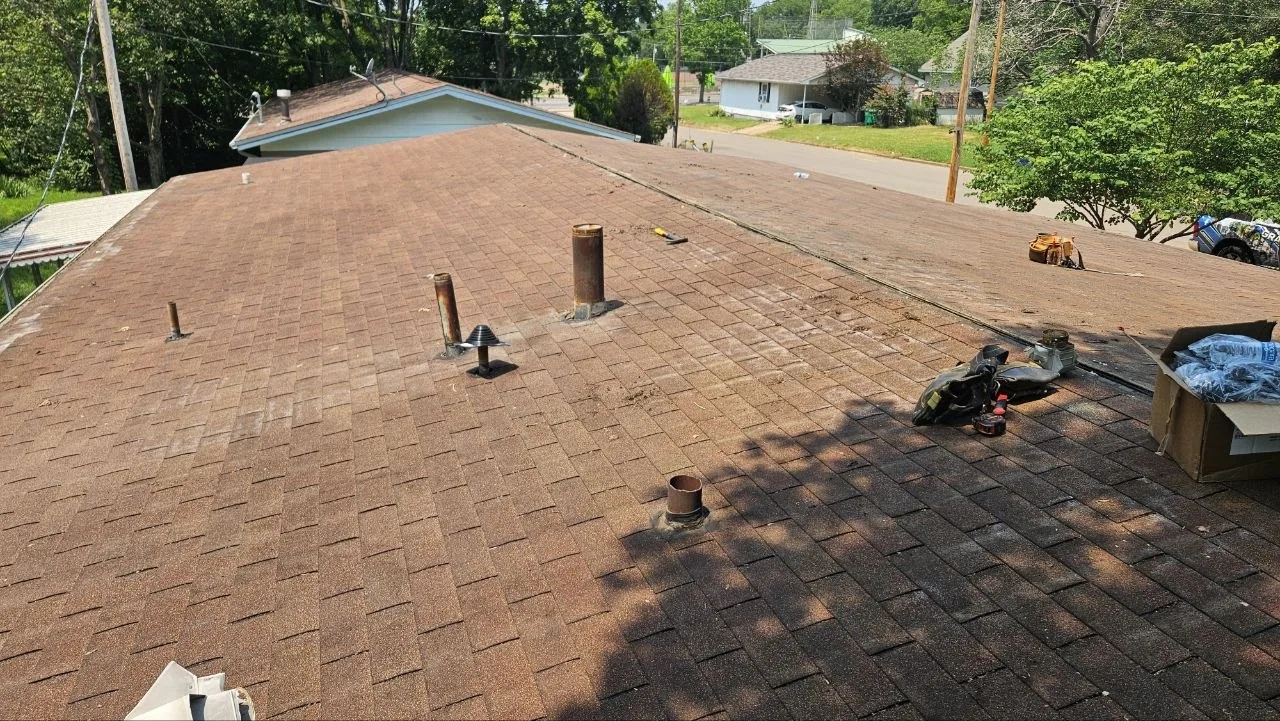 Roof Condition Review — St. Louis Roof Program Asphalt-shingle roof condition documented for a St. Louis roofing options guide